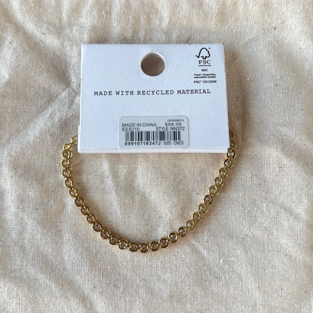 Madewell The Tennis Collection Bezel Set Crystal Bracelet - Picture 6 of 7